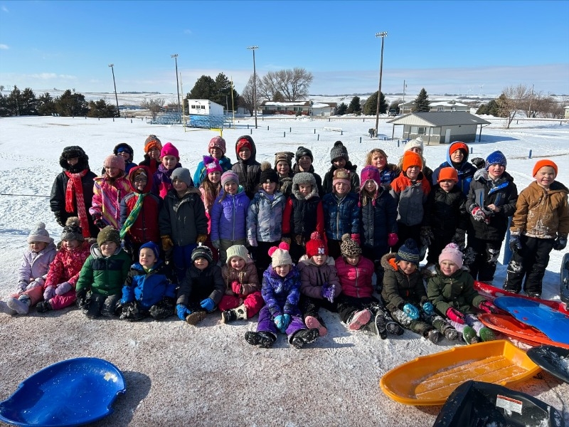 Allen Consolidated Schools PK6th Sledding Day